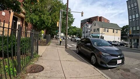 South St #boston #jamaicaplain Typical Walk JP Boston Massachusetts - Bus 38 39 #mbta