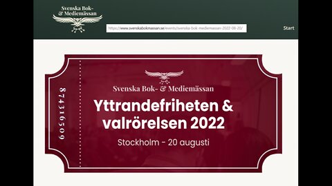 Varför publiceras inte Bokmässans videos?