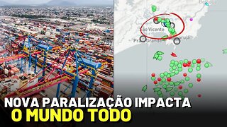 O PORTO DE SANTOS ESTAR PARADO POE FALTA DE CAMINHÕES PARA DESCARREGAR MERCADORIAS