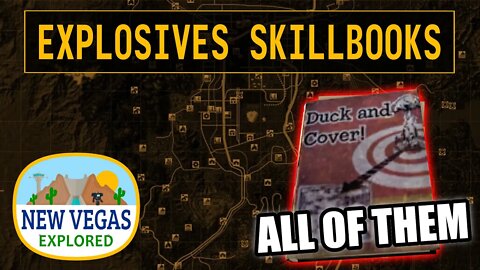 Fallout New Vegas | Explosives Skillbook All Locations Explored