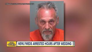 Couple gets married on Clearwater Beach, arrested for domestic battery hours later