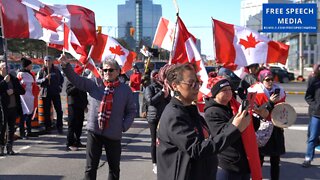 Mississauga Freedom Rally - Amber Kakiishiway & JD Meaney 03-06-2022