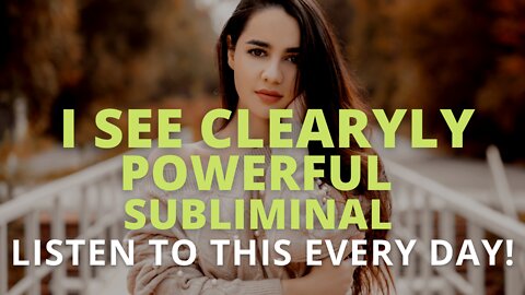 Powerful Perfect Vision Subliminal (Relaxing Music) [Improve Your Eyesight Instantly]