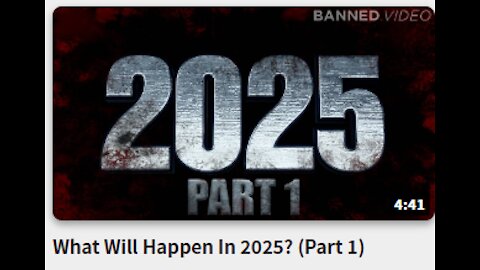 What Will Happen In 2025? (Part 1)