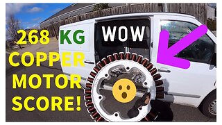 Huge Street Scrap Score! 268 Kg's Copper Motors in Trash?