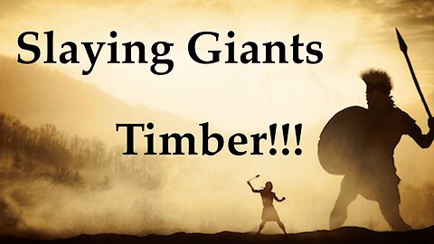 Scripture Commentary 1 Samual 17: 38-49 "Slaying Giants - Timber"