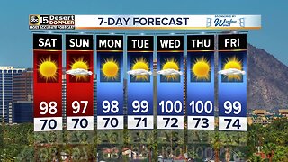 Warm weekend ahead for the Valley