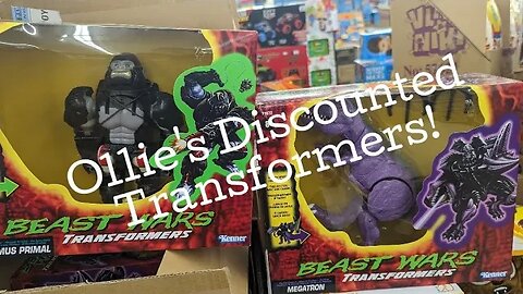 Ollie's Transformers on Sale! Beast wars Primal, BW Megatron, Silver streak, Starscream, others!!