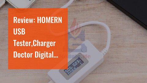 Review: HOMERN USB Tester,Charger Doctor Digital Multimeter Current Voltage Detector,Battery Mo...