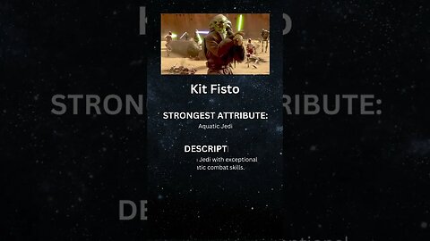 Star Wars Character Spotlight: Kit Fisto #shorts