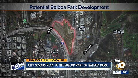 City scraps plan to redevelop part of Balboa Park