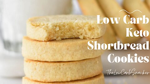 Low Carb Keto Shortbread Cookies