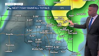 Isolated Storms Wednesday
