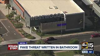 Teens make fake school threats in Mesa