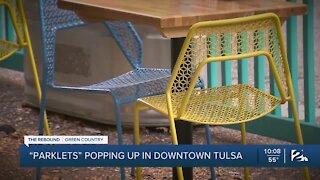 'Parklets' popping up in downtown Tulsa