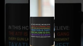 In This House We Believe The ATF is a Criminal Gang, Taxation is Theft Libertarian Meme Coffee Mug