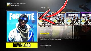 How to Get NEW PLAYSTATION PLUS SKIN for FREE in Fortnite! "NEW FREE PSN PLUS SKIN!" PS4 PLUS SKIN!