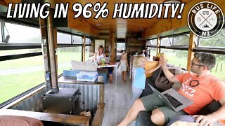 EXTREME HUMIDITY, RAIN & NO SOLAR POWER! | Bus Life NZ | Episode 99