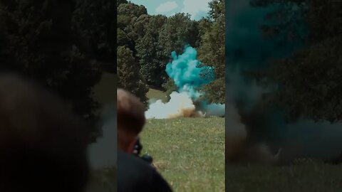 GENDER REVEAL W/ TANNERITE!🔥#shorts #boyorgirl #genderreveal #newbaby #excited #palmettostatearmory