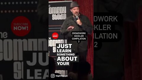 Comedian Jim McCue #crowdwork #hecklers Compilation. #standup #shorts #shortscomedy
