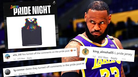 Lakers Get DESTROYED Over "Pride Jersey" Post | Turn Off Comments, Fans HATE Woke Sports!