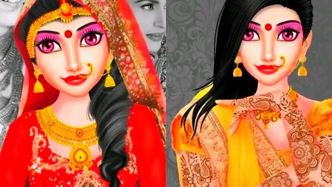 Real indian wedding makeup game- spa- makeup-dress up- girl games-Android gameplay-new game 2022