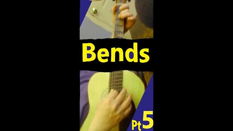 How To Bend Strings Tastefully Part 5 On Acoustic Guitar by Gene Petty #Shorts