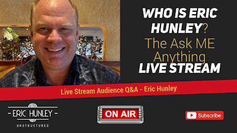 Who is Eric Hunley? Christmas Eve AMA Livestream