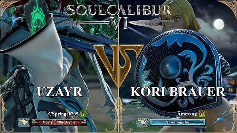 SoulCalibur VI — CSpringer205 (Uzayr) VS Amesang (Kori Brauer) | Xbox Series X Ranked