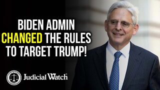 Biden Admin CHANGED RULES To Abuse Trump!
