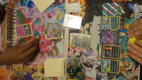 Practice Match - Giratina VStar vs Eternatus VMAX/Galarian Weezing | Pokemon TCG