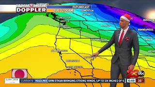 Christmas Morning Weather Update 12/25/17