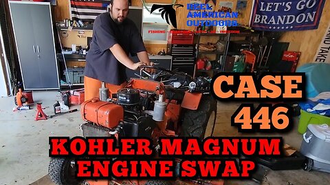 CASE 446 Kohler Magnum (ENGINE SWAP)