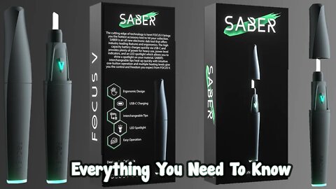 Focus V Saber Unboxing, Button Tutorial & 1st Dab With The Carta 2!