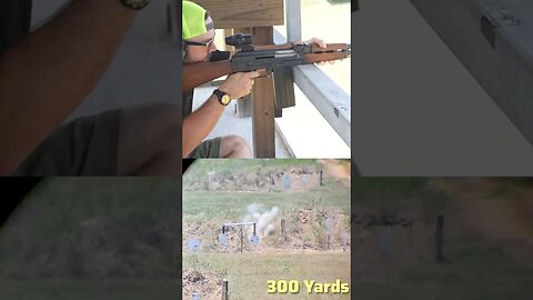 308 AK 500 yard speed run: Zastava M77