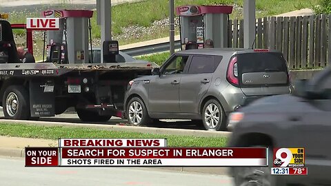 Search on for man who shot at police in Erlanger