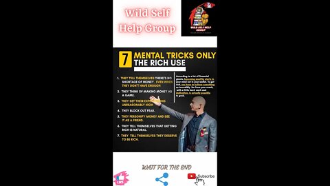 🔥7 mental tricks only the rich use🔥#shorts🔥#viralshorts🔥#motivation🔥#wildselfhelpgroup🔥