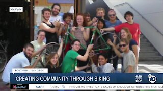 Creating community through biking
