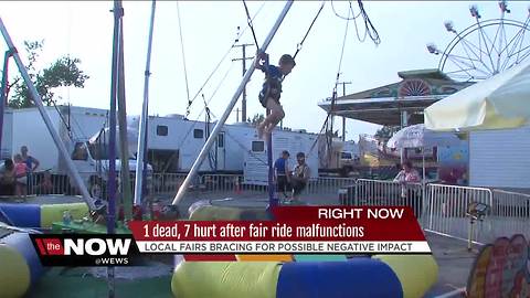Local fairs bracing for possible negative impact after Ohio State Fair tragedy