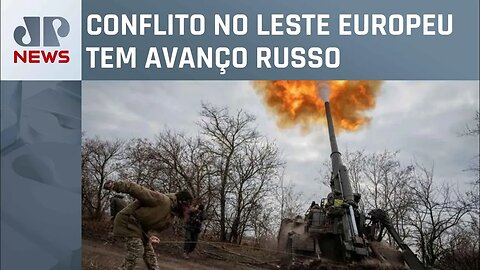 Rússia intensifica ataques com canhões na Ucrânia