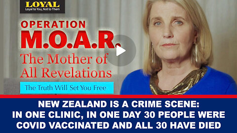 New Zealand is a Crime Scene: In One Clinic, In One Day 30 People Were Covid Vaccinated and All 30 Have Died