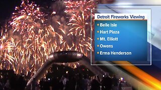 Everything you need to know about the 2019 Ford Fireworks in downtown Detroit
