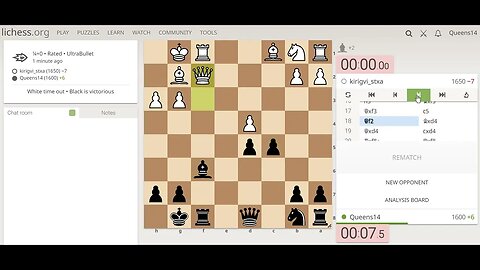 15 Second Chess Replay Game 4