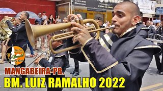 BANDA MARCIAL LUIZ RAMALHO 2022 NO DESFILE CÍVICO 2022 - BAIRRO DE MANGABEIRA-PB. 2022