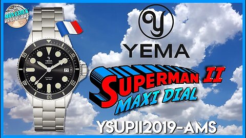 Fantastique! | YEMA Superman II Maxi Dial 300m Automatic Diver YSUPII2019-AMS Unbox & Review