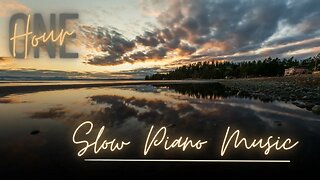 ONE HOUR Light Piano Music | Peaceful Sunset