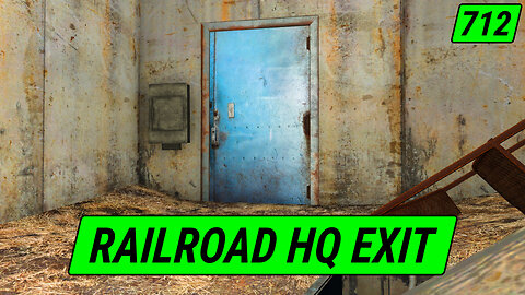 The Secret Railroad HQ Escape Tunnel | Fallout 4 Unmarked | Ep. 712