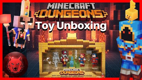 UNBOXING : Minecraft Dungeons Desert Temple Battle Pack Toys (2020)