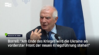 Borrell lobt beim Besuch in Kiew die ukrainische Drohnenindustrie