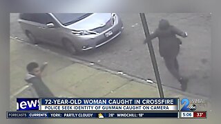 72-year-old woman caught in crossfire